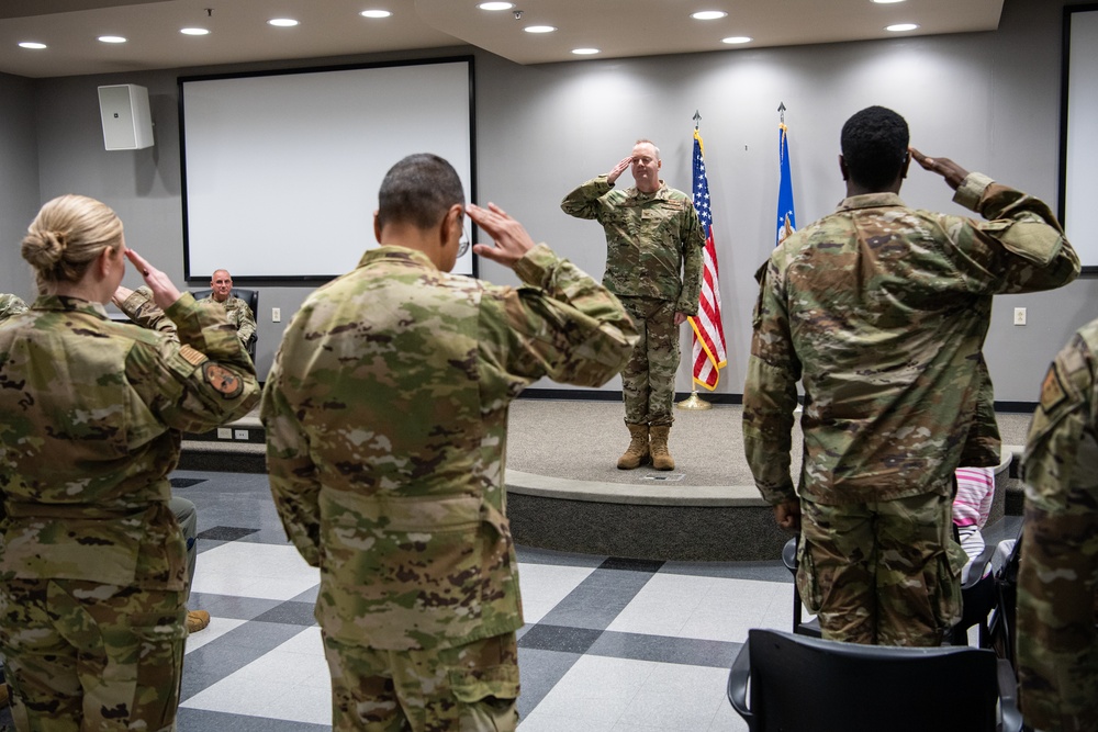 514th Aeromedical Staging Squadron Change of Command