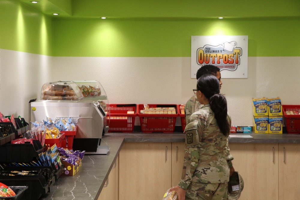 5th Battalion, 4th Air Defense Artillery Regiment Hosts Grand opening for Food Kiosk