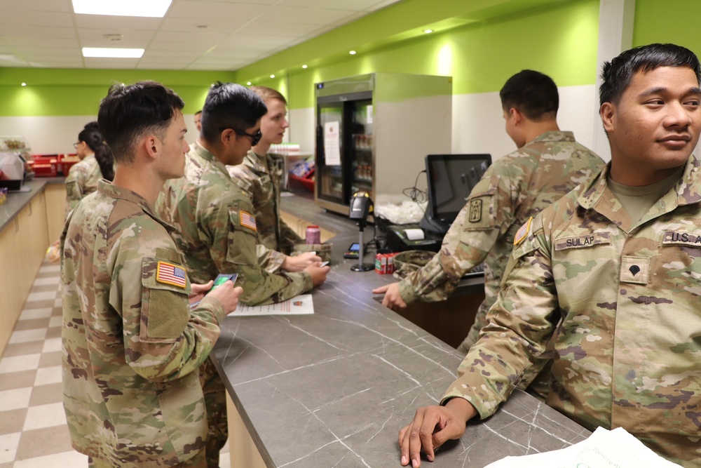 5th Battalion, 4th Air Defense Artillery Regiment Hosts Grand opening for Food Kiosk