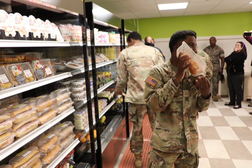 5th Battalion, 4th Air Defense Artillery Regiment Hosts Grand opening for Food Kiosk
