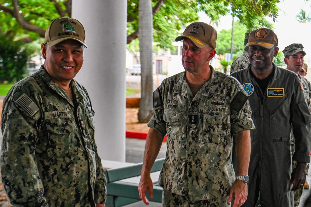 Vice Chief of Naval Operations Admiral James W. Kilby visits Joint Base Pearl Harbor-Hickam