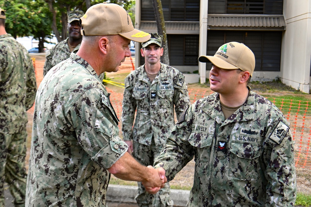 Vice Chief of Naval Operations Admiral James W. Kilby visits Joint Base Pearl Harbor-Hickam