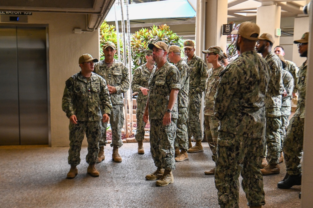 Vice Chief of Naval Operations Admiral James W. Kilby visits Joint Base Pearl Harbor-Hickam