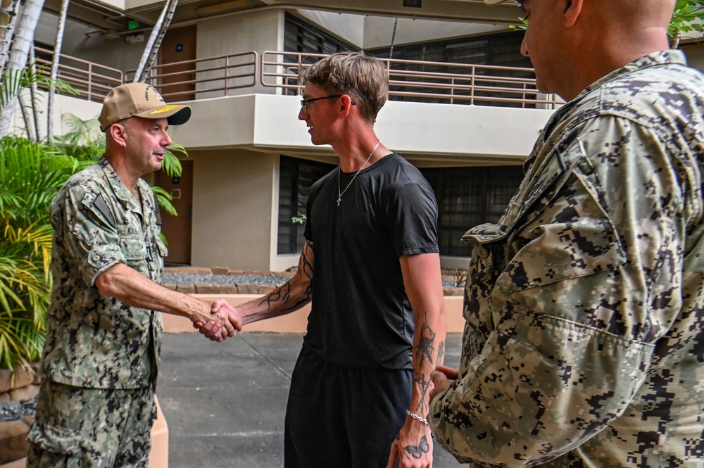 Vice Chief of Naval Operations Admiral James W. Kilby visits Joint Base Pearl Harbor-Hickam