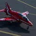 RAF Red Arrows perform aerial display over RAF Mildenhall