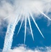 RAF Red Arrows perform aerial display over RAF Mildenhall