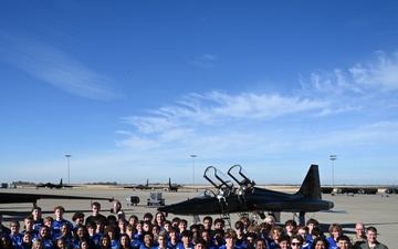 Wheatland Union High School football team touches down on Beale AFB