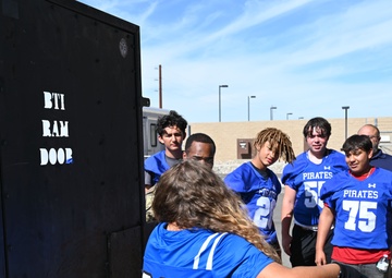 Wheatland Union High School football team touches down on Beale AFB