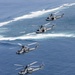 HMLA-367 formation flight