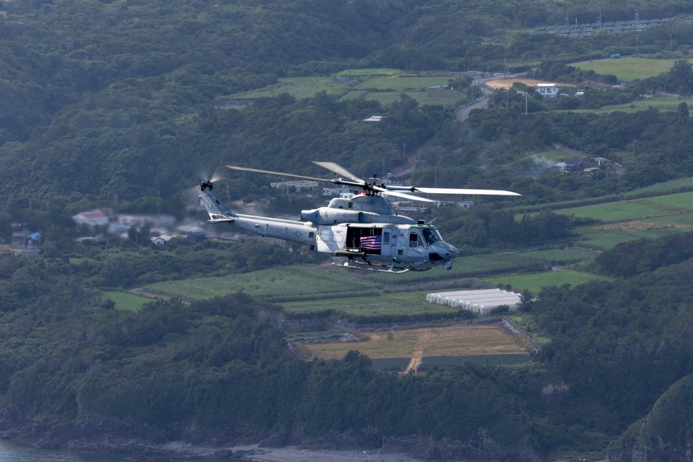 HMLA-367 formation flight