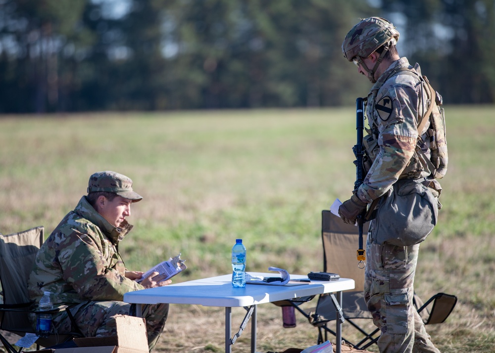 1st Cavalry Division Participates in E3B Qualifications in Poland