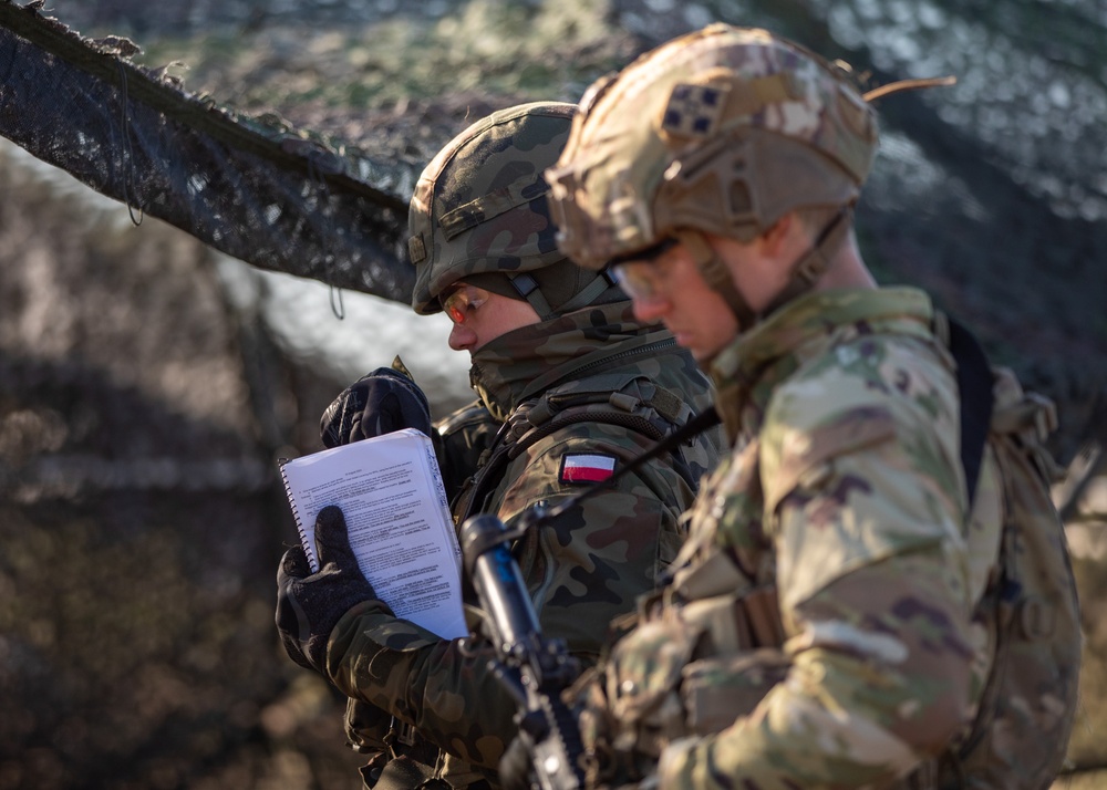 1st Cavalry Division Participates in E3B Qualifications in Poland