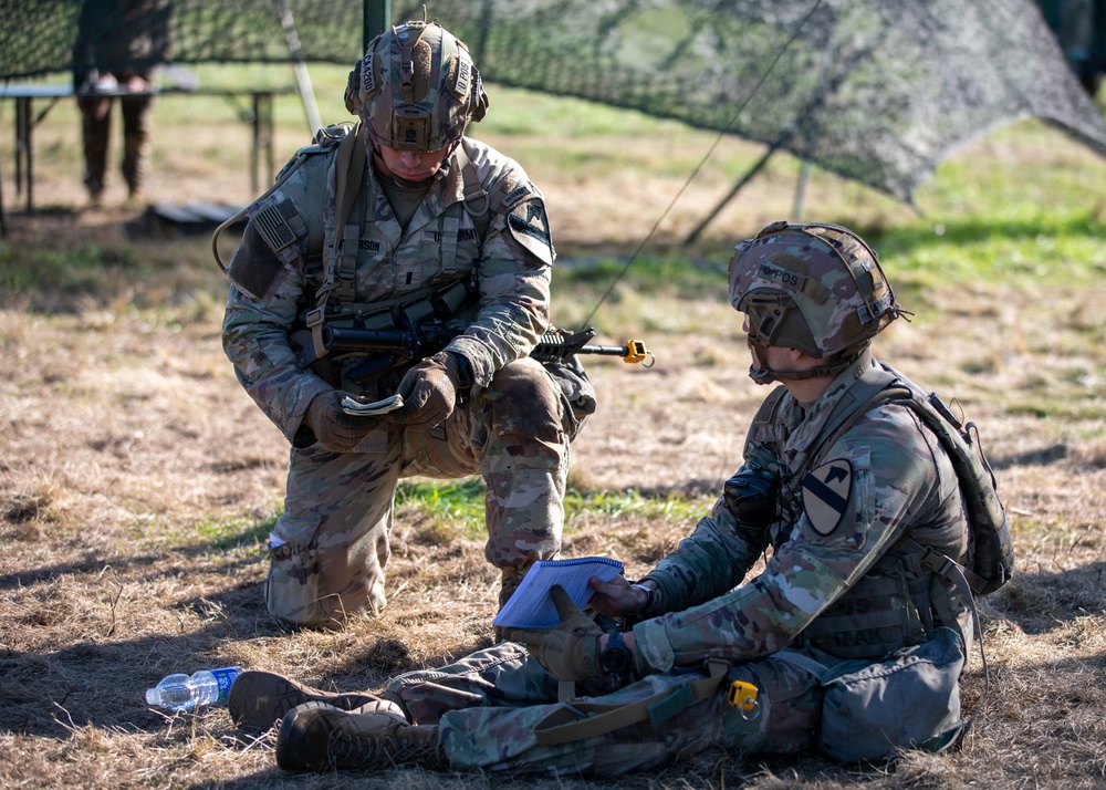 1st Cavalry Division Participates in E3B Qualifications in Poland