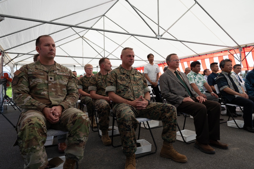 USMC barracks complex groundbreaking ceremony