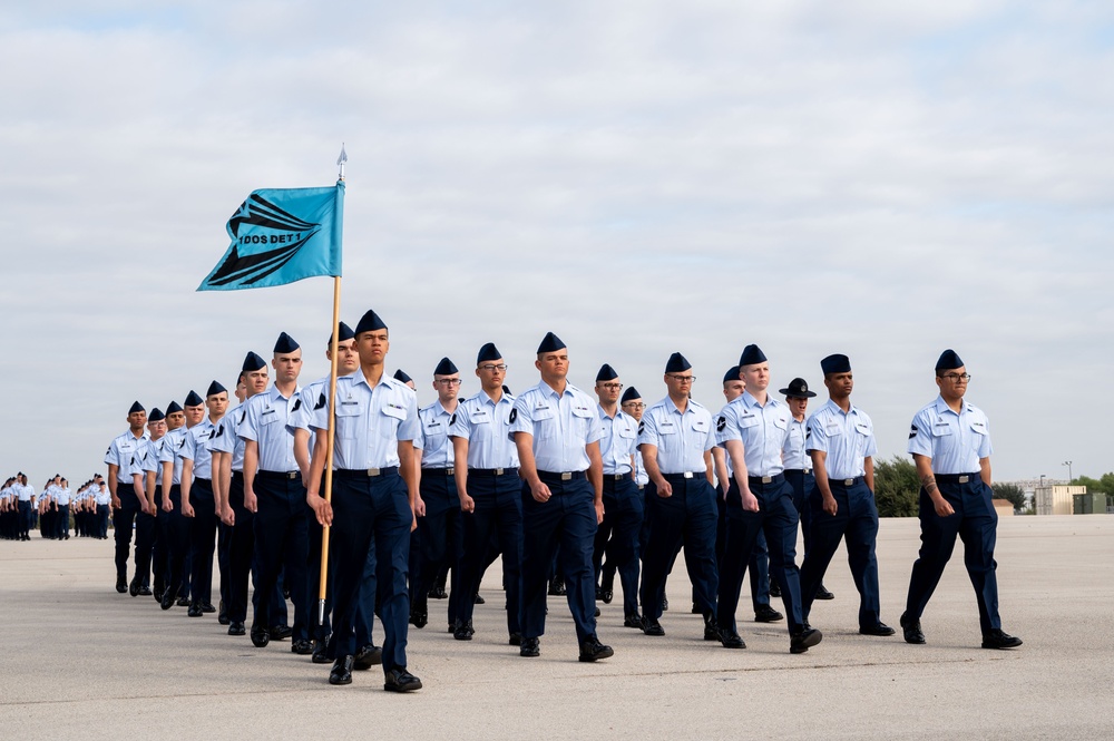 U.S. Air Force Basic Military Training Coin &amp; Retreat Ceremony