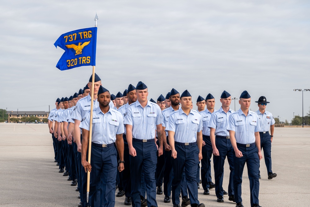 U.S. Air Force Basic Military Training Coin &amp; Retreat Ceremony