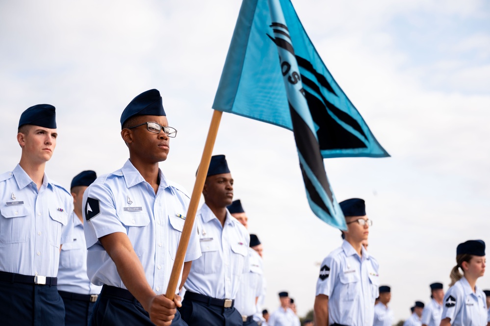 U.S. Air Force Basic Military Training Coin &amp; Retreat Ceremony