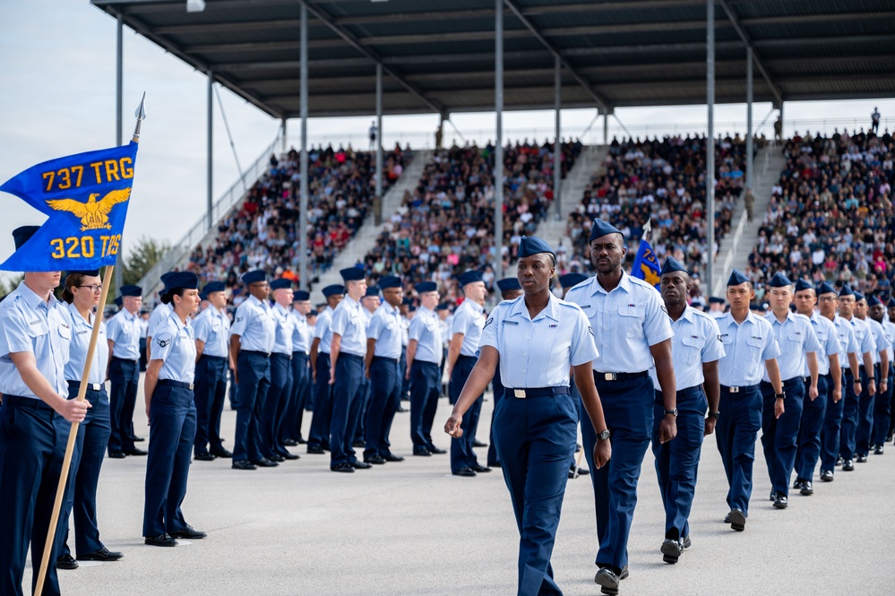 U.S. Air Force Basic Military Training Coin &amp; Retreat Ceremony