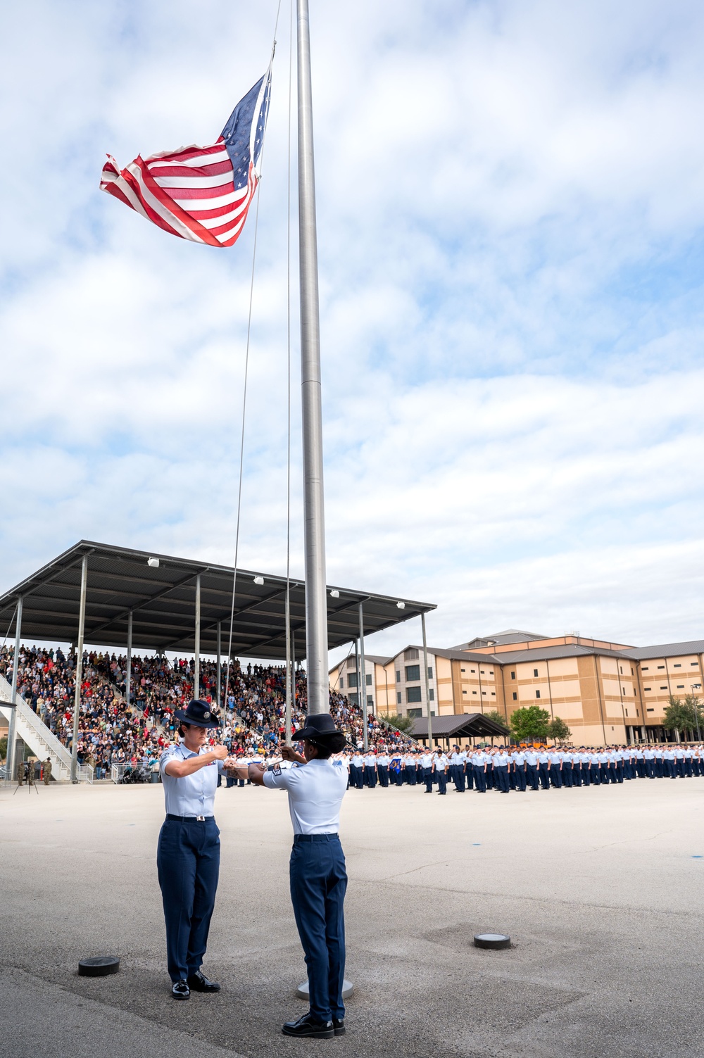 U.S. Air Force Basic Military Training Coin &amp; Retreat Ceremony