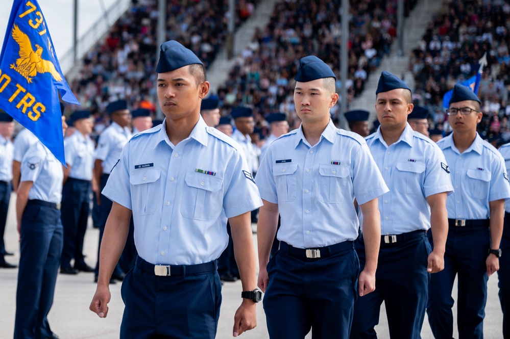 U.S. Air Force Basic Military Training Coin &amp; Retreat Ceremony