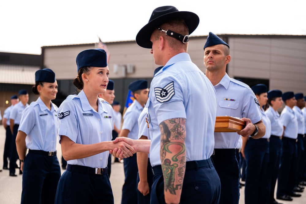 U.S. Air Force Basic Military Training Coin &amp; Retreat Ceremony