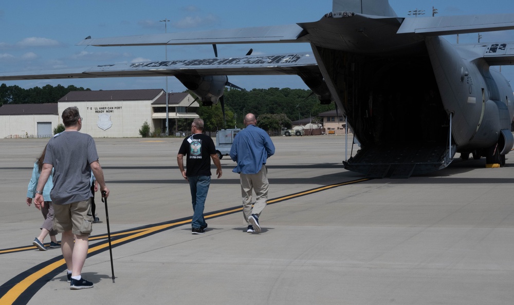 317th CTG Veterans Visit Pope AAF for Reunion Tour