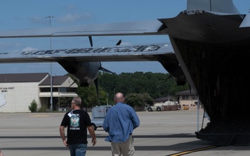 317th CTG Veterans Visit Pope AAF for Reunion Tour