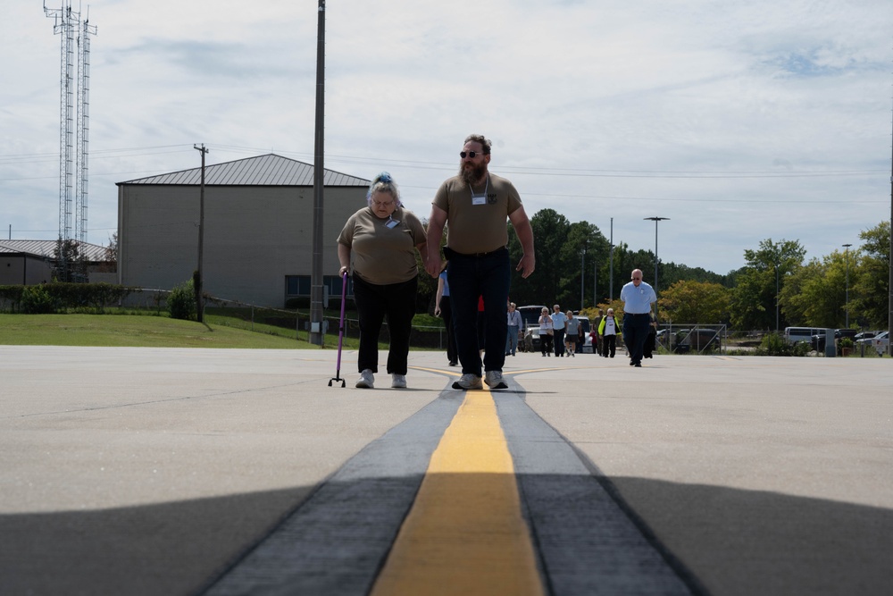 317th CTG Veterans Visit Pope AAF for Reunion Tour