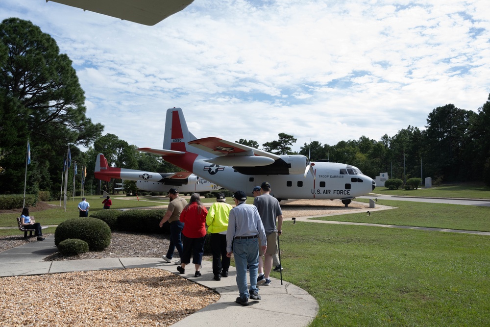 317th CTG Veterans Visit Pope AAF for Reunion Tour