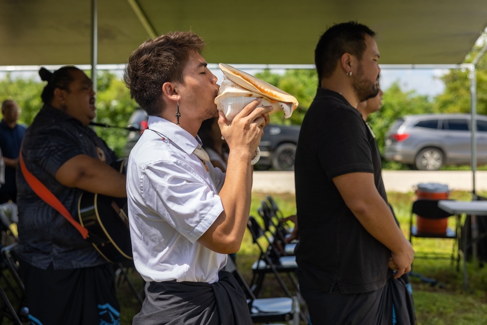 MCB Camp Blaz holds reinterment ritual aboard Skaggs Urban Training Complex