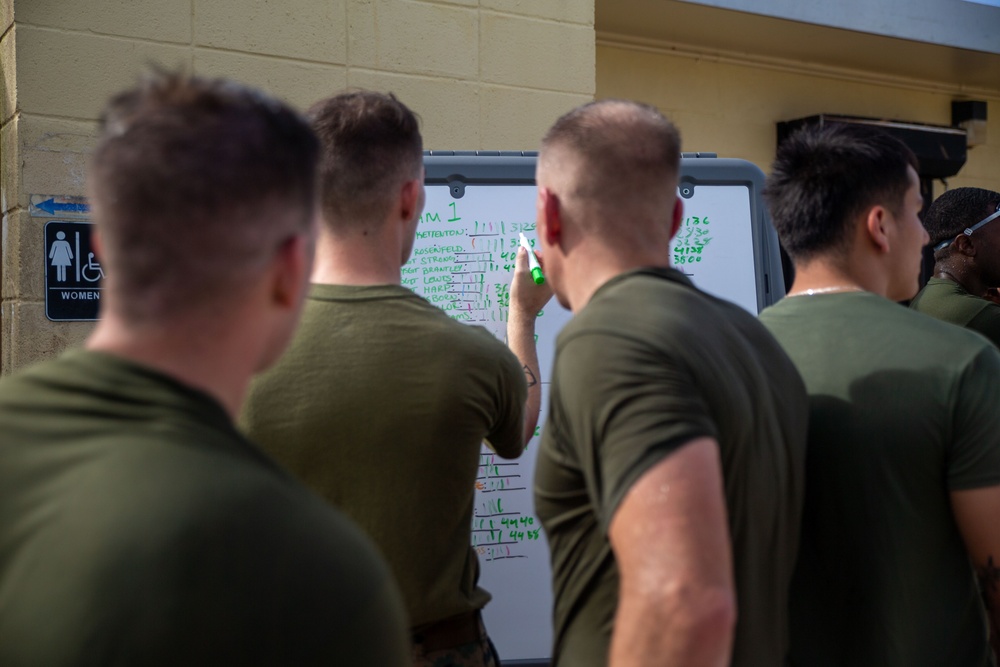 Blaz Marines participate in unit swim, run PT