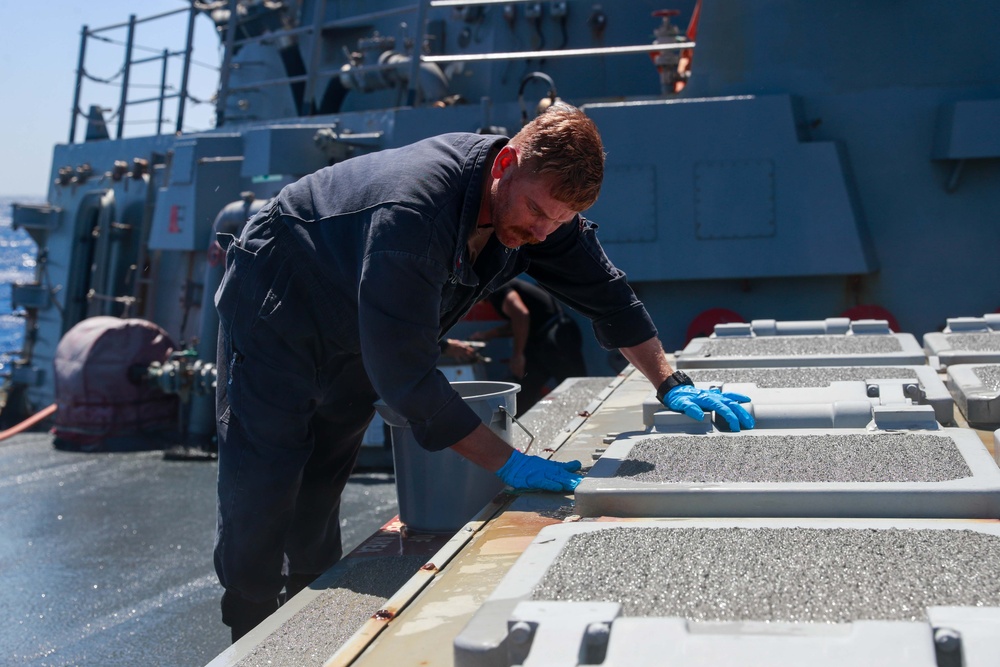 Michael Murphy conducts routine operations