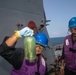 O’Kane Sailors inspect fuel during refueling-at-sea