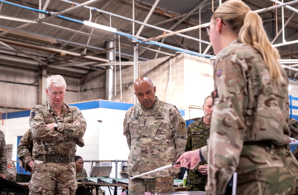 USAREUR-AF CG visits deployed 3-star NATO element