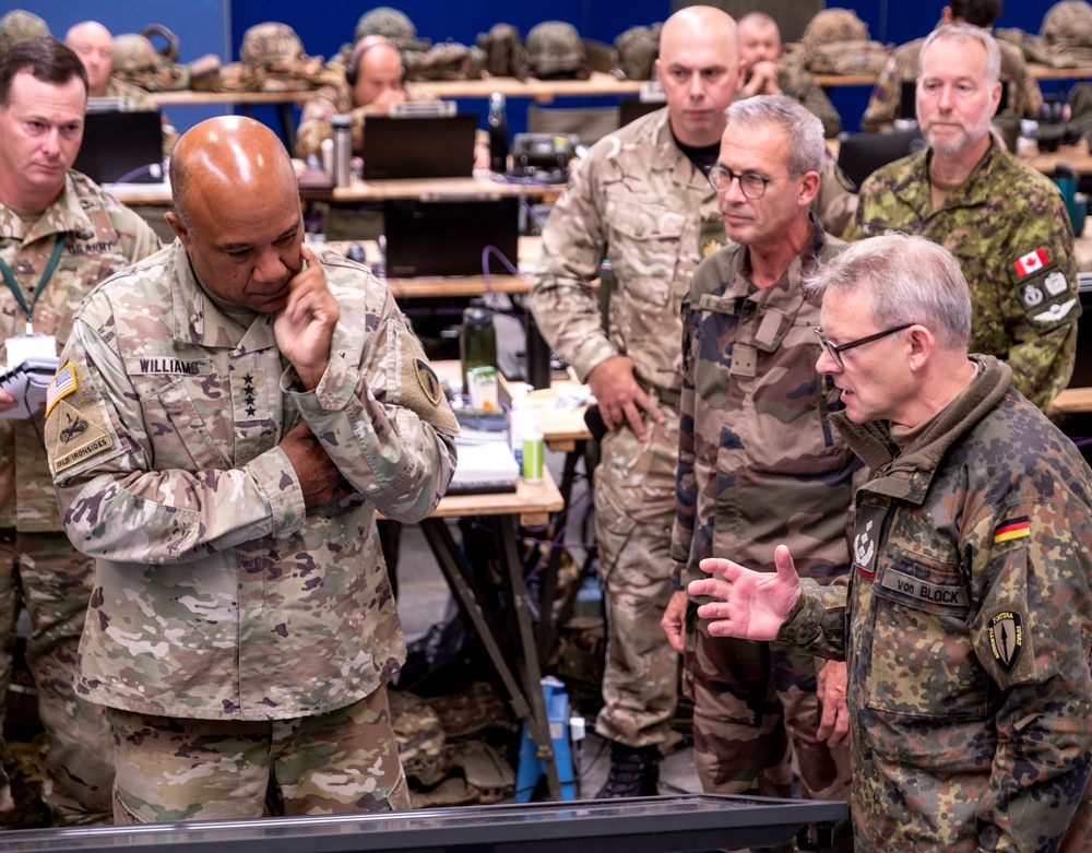 USAREUR-AF CG visits deployed 3-star NATO element