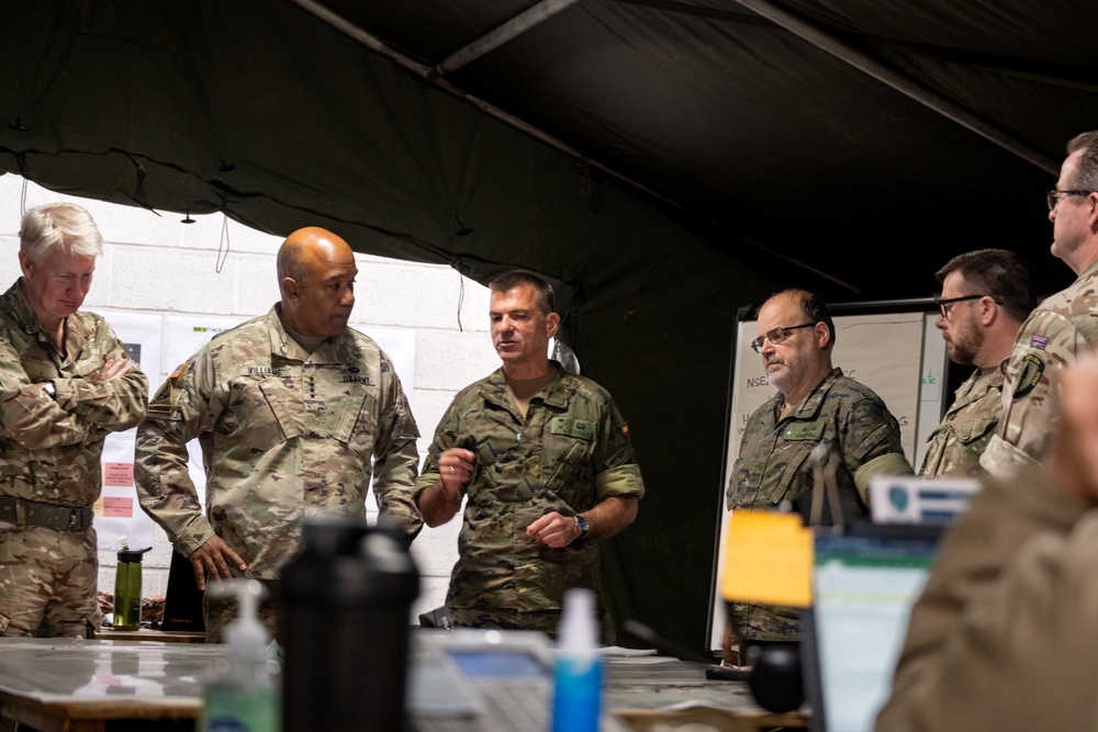 USAREUR-AF CG visits deployed 3-star NATO element