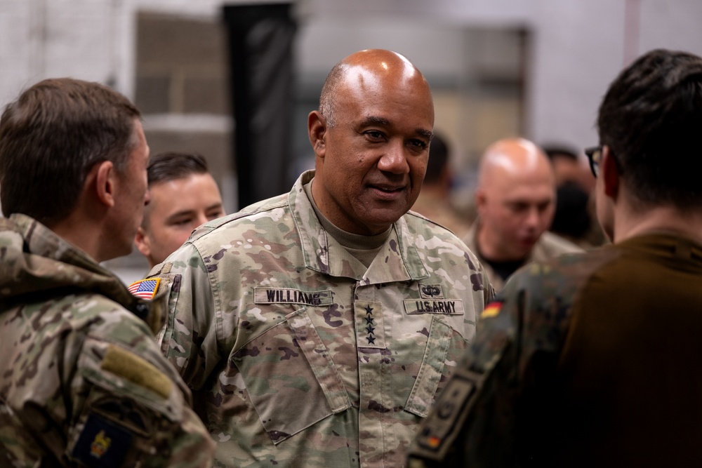 USAREUR-AF CG visits deployed 3-star NATO element