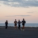 USS Ronald Reagan (CVN 76) Sailors participate in a flight deck run