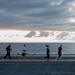 USS Ronald Reagan (CVN 76) Sailors participate in a flight deck run