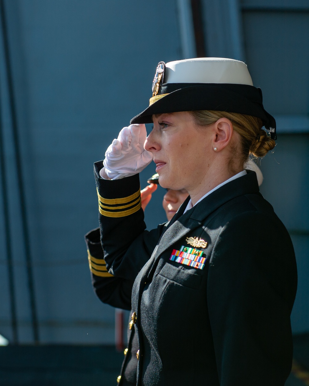 USS Ronald Reagan (CVN 76) hosts a burial at sea for Lt.j.g. Marc Rockwell-Pate