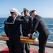 USS Ronald Reagan (CVN 76) hosts a burial-at-sea for Lt.j.g. Marc Rockwell-Pate