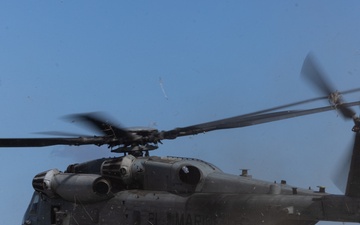 24th MEU (SOC) CH-53E Flight Operations during Bilateral Training with Italian Armed Forces