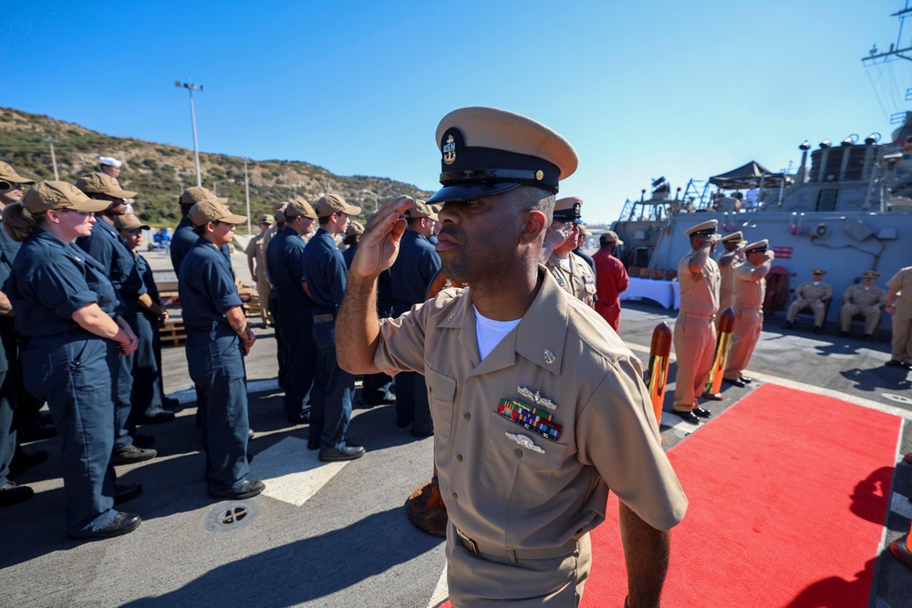 USS Arleigh Burke (DDG 51) Chief Petty Officer Pinning