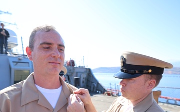 USS Arleigh Burke (DDG 51) Chief Petty Officer Pinning