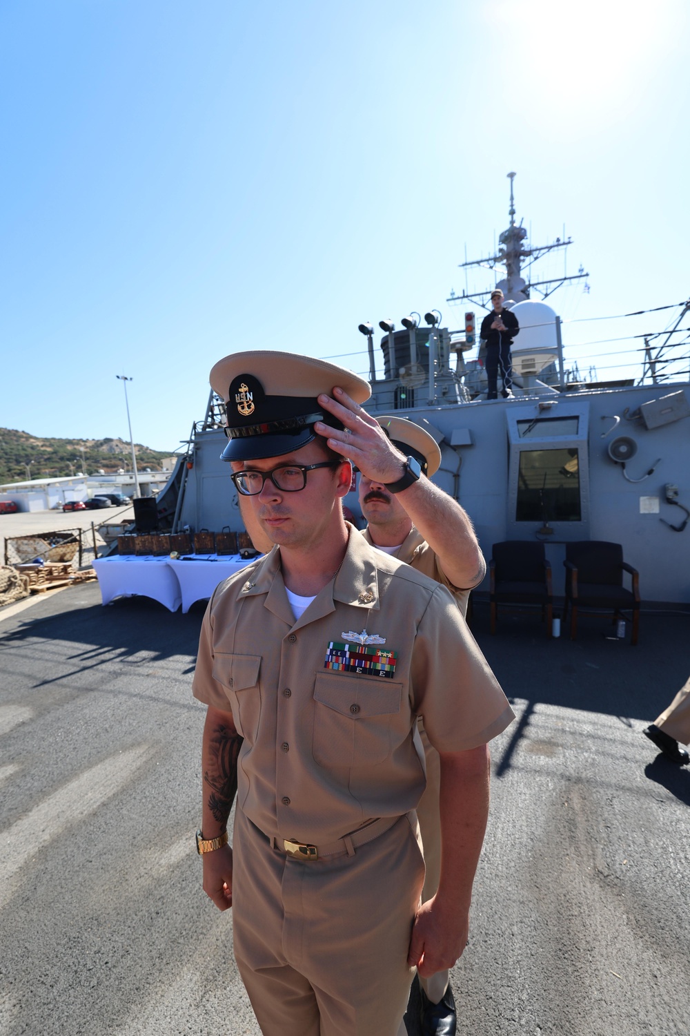 USS Arleigh Burke (DDG 51) Chief Petty Officer Pinning