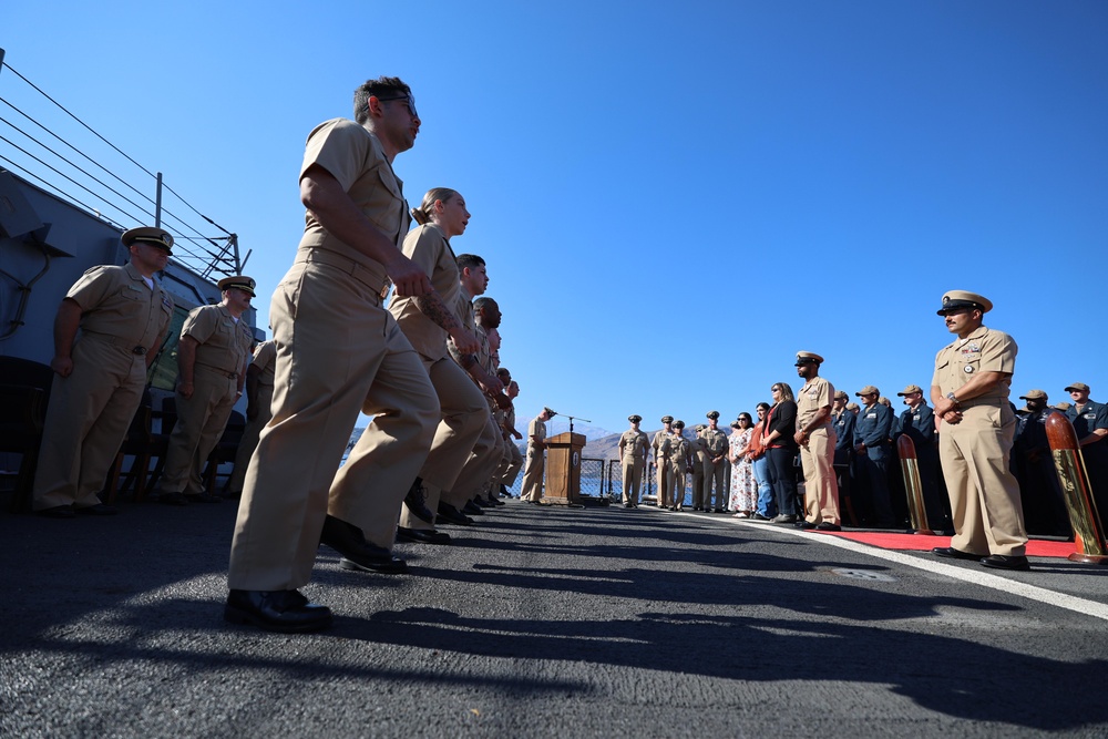 USS Arleigh Burke (DDG 51) Chief Petty Officer Pinning