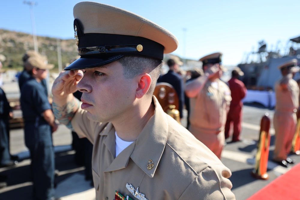 USS Arleigh Burke (DDG 51) Chief Petty Officer Pinning