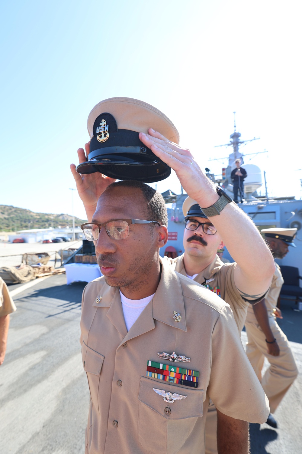 USS Arleigh Burke (DDG 51) Chief Petty Officer Pinning