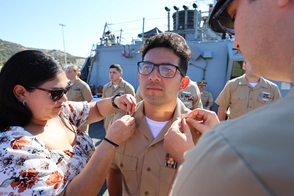 USS Arleigh Burke (DDG 51) Chief Petty Officer Pinning