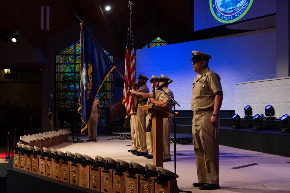 USS John C. Stennis (CVN 74) Chief Pinning Ceremony